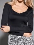 Pikkade varrukatega bodi - must - SINSAY - small1