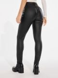 Hlače skinny fit - črna - SINSAY - small2