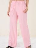 Püksid wide leg - pastellroosa - SINSAY - small1