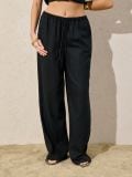 Püksid wide leg - must - SINSAY - small6