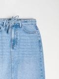 Jeans midi suknja s kaišem - plava - SINSAY - small13