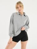 Kraega pluus - helehall - SINSAY - small6