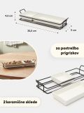 Servirni pladenj - bela - SINSAY - small2