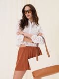 Pletena torba za ramo - nude - SINSAY - small1