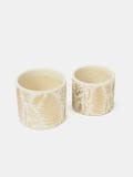Plant pot 2 pack - yellow - SINSAY - small3