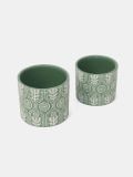 Saksija 2 pack - braonkasto zelena - SINSAY - small3