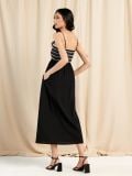 Gombos midi ruha - fekete - SINSAY - small3