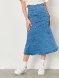 Teksariidest midiseelik - sinine - SINSAY - small4