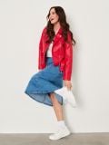 Teksariidest midiseelik - sinine - SINSAY - small5