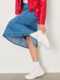 Teksariidest midiseelik - sinine - SINSAY - small1