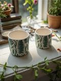 Plant pot 2 pack - brownish green - SINSAY - small1