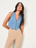 Kamizelka jeansowa - niebieski - SINSAY - small8