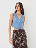 Kamizelka jeansowa - niebieski - SINSAY - small7