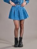 Teksas suknja - plava - SINSAY - small4