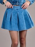 Teksas suknja - plava - SINSAY - small1