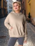 Dukserica s kapuljačom - nude džins - SINSAY - small3