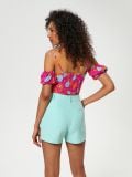 Crop top με λεπτές τιράντες - χρωμα της ορχιδεας - SINSAY - small2