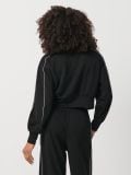 Krótka rozpinana bluza soft touch - czarny - SINSAY - small3