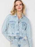 Jeansjacke Oversized - Blau - SINSAY - small1