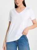 LADIES` T-SHIRT - bijelo - SINSAY - small5