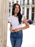 LADIES` BLOUSE - belo - SINSAY - small1