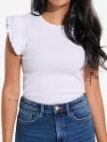 LADIES` BLOUSE - belo - SINSAY - small3