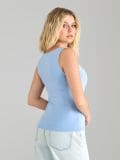 Top Basic - svijetlo plava - SINSAY - small2