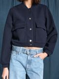 Bomber-jakk - tumesinine - SINSAY - small3