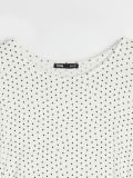 Ráncolt blúz - krémszínű - SINSAY - small9