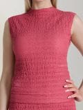 Strukturirana bluza bez rukava - roze - SINSAY - small1