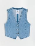 Farmerki prsluk - plavi džins - SINSAY - small5