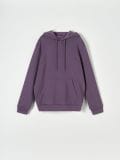 Bluza z kapturem - fioletowy - SINSAY - small1
