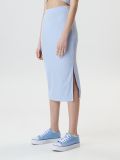 Fustă midi din tricot striat - light blue - SINSAY - small6