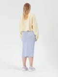 Fustă midi din tricot striat - light blue - SINSAY - small3