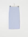 Fustă midi din tricot striat - light blue - SINSAY - small4