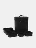 Kutija za odlaganje 3 pack - crno - SINSAY - small3