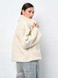 Τζάκετ teddy - κρεμ - SINSAY - small2