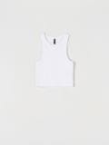 Top s tankim naramenicama - bijelo - SINSAY - small2
