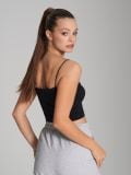Rebrasti top - crno - SINSAY - small5