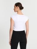 Crop top majica - belo - SINSAY - small5
