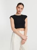 LADIES` T-SHIRT - crno - SINSAY - small3