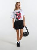Bermudy jeansowe - czarny - SINSAY - small2