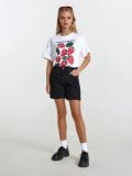Bermudy jeansowe - czarny - SINSAY - small4