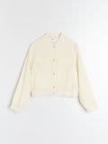 Jakna z viskozo - krema - SINSAY - small4