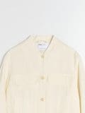 Jakna z viskozo - krema - SINSAY - small8