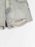 High waist kratke hlače od trapera - svijetlo siva - SINSAY - small10