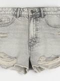 High waist kratke hlače od trapera - svijetlo siva - SINSAY - small13