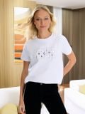 LADIES` T-SHIRT - valge - SINSAY - small1