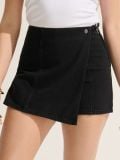 Fustă-pantaloni din denim - negru - SINSAY - small1