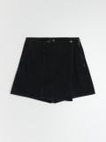Fustă-pantaloni din denim - negru - SINSAY - small6